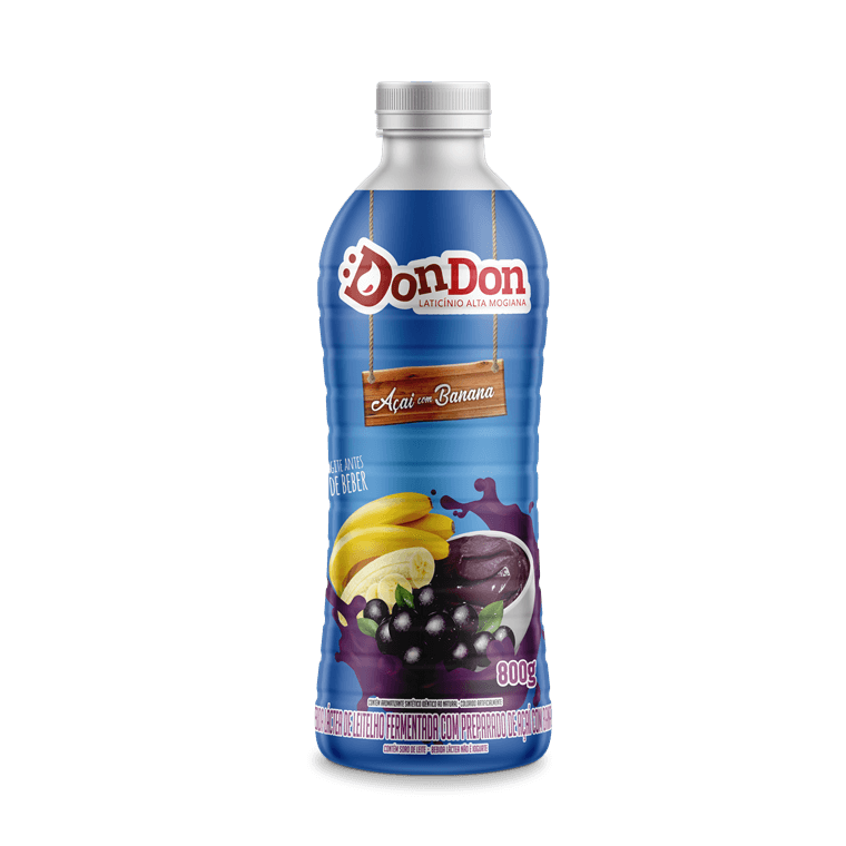 Embalagem Bebida Láctea Açaí com Banana