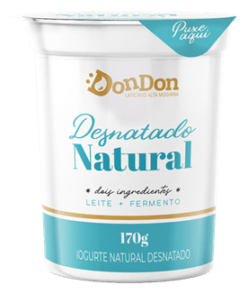 Embalagem Iogurte Natural Desnatado 170g