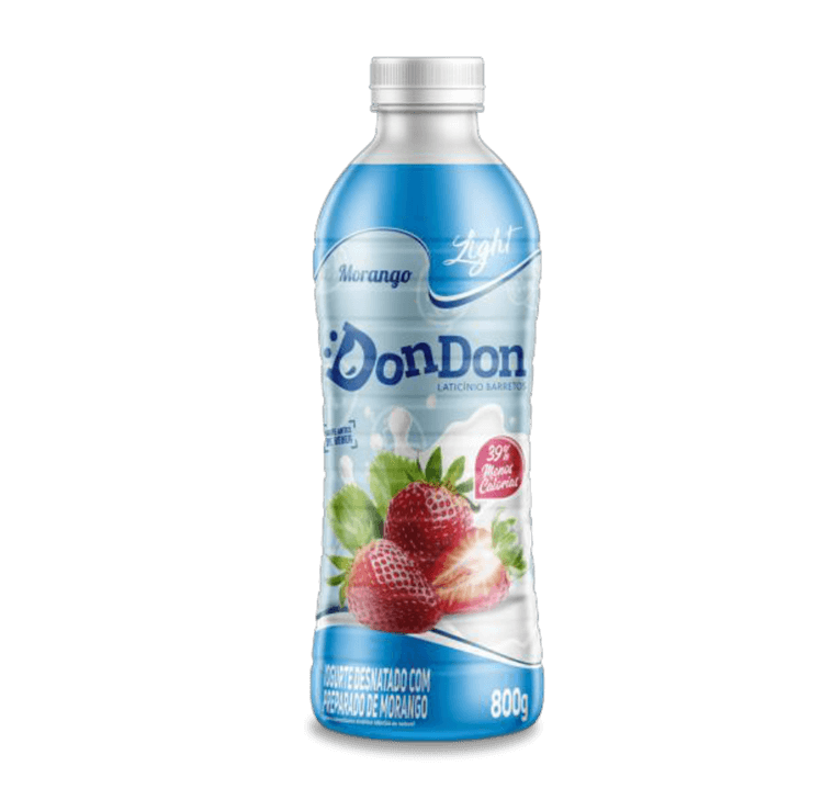 Embalagem Iogurte Morango Light